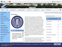 Tablet Screenshot of northwoodcc.co.uk